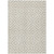 10' X 14' Ivory And Beige Geometric Washable Indoor Outdoor Area Rug