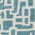 10' X 14' Teal Blue And Ivory Abstract Washable Indoor Outdoor Area Rug Transitional Style - Teal Blue, Ivory Color