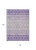 8' X 10' Purple Lavender And Ivory Geometric Washable Indoor Outdoor Area Rug