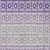 8' X 10' Purple Lavender And Ivory Geometric Washable Indoor Outdoor Area Rug