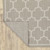 2' X 7' Grey Geometric Stain Resistant Indoor Outdoor Area Rug - 606114583028