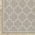 2' X 7' Grey Geometric Stain Resistant Indoor Outdoor Area Rug - 606114583028
