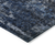10' X 14' Navy Blue And Denim Blue Abstract Washable Indoor Outdoor Area Rug