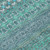 9' X 12' Turquoise Striped Washable Non Skid Indoor Outdoor Area Rug