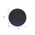 8' Eggplant Purple And Charcoal Round Abstract Washable Indoor Outdoor Area Rug