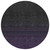 8' Eggplant Purple And Charcoal Round Abstract Washable Indoor Outdoor Area Rug