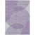8' X 10' Purple Gray And Ivory Geometric Washable Indoor Outdoor Area Rug