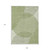 9' X 12' Green And Ivory Geometric Washable Indoor Outdoor Area Rug Transitional Style - Green, Ivory Color