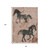 8' X 10' Rust And Charcoal Horse Washable Indoor Outdoor Area Rug