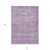 9' X 12' Lavender And Purple Abstract Washable Indoor Outdoor Area Rug - 880016869279
