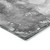 8' Round Gray Round Abstract Washable Non Skid Indoor Outdoor Area Rug Transitional Style - Gray Color