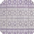 8' Purple Lavender And Ivory Round Geometric Washable Indoor Outdoor Area Rug