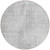 8' Silver And Gray Round Abstract Washable Indoor Outdoor Area Rug