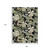 9' X 12' Black Beige And Fern Green Botanical Leaves Washable Indoor Outdoor Area Rug