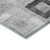 10' X 14' Gray And Charcoal Geometric Washable Indoor Outdoor Area Rug