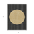 9' X 12' Black And Beige Striped Washable Indoor Outdoor Area Rug
