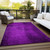 9' X 12' Purple Abstract Washable Non Skid Indoor Outdoor Area Rug Transitional Style - Purple Color