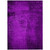 9' X 12' Purple Abstract Washable Non Skid Indoor Outdoor Area Rug Transitional Style - Purple Color