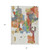 8' X 10' Ivory Pink And Green Abstract Washable Indoor Outdoor Area Rug