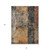 8' X 10' Copper And Black Abstract Washable Indoor Outdoor Area Rug