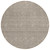 8' Brown And Beige Round Geometric Washable Indoor Outdoor Area Rug Transitional Style - Brown, Beige Color