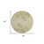 8' Khaki Ivory And Green Round Floral Washable Indoor Outdoor Area Rug
