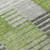 8' Green And Olive Green Round Striped Washable Indoor Outdoor Area Rug