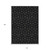 10' X 14' Black And Ivory Geometric Washable Indoor Outdoor Area Rug Transitional Style - Black, Ivory Color