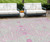 10' X 14' Pink Ivory And Gray Floral Washable Indoor Outdoor Area Rug