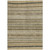 10' X 14' Chocolate And Taupe Striped Washable Indoor Outdoor Area Rug