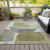 8' X 10' Fern Green And Gray Abstract Washable Indoor Outdoor Area Rug - Fern Green, Gray