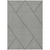 9' X 12' White And Black Geometric Washable Indoor Outdoor Area Rug