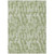 9' X 12' Green And Ivory Tribal Washable Indoor Outdoor Area Rug