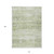10' X 14' Artichoke Green And Ivory Abstract Washable Indoor Outdoor Area Rug Transitional Style - Artichoke Green, Ivory Color