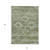 10' X 14' Olive Green And Fern Green Southwestern Washable Indoor Outdoor Area Rug