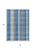 8' X 10' Denim Blue Sky Blue And Beige Plaid Washable Indoor Outdoor Area Rug