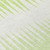 8' X 10' Lime Green And Ivory Striped Washable Indoor Outdoor Area Rug