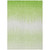 8' X 10' Lime Green And Ivory Striped Washable Indoor Outdoor Area Rug