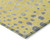 8' X 10' Yellow And Gold Abstract Washable Indoor Outdoor Area Rug