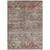 8' X 10' Gray Tan And Terra Cotta Floral Washable Indoor Outdoor Area Rug