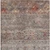 8' X 10' Gray Tan And Terra Cotta Floral Washable Indoor Outdoor Area Rug