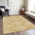 9' X 12' Gold And Ivory Geometric Washable Indoor Outdoor Area Rug Transitional Style - Gold, Ivory Color