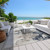 9' X 12' Ivory And Taupe Abstract Washable Indoor Outdoor Area Rug