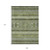 9' X 12' Olive Green And Artichoke Green Southwestern Washable Indoor Outdoor Area Rug
