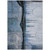 9' X 12' Blue And Charcoal Abstract Washable Indoor Outdoor Area Rug