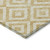 8' X 10' Gold Beige And Ivory Geometric Washable Indoor Outdoor Area Rug