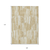 9' X 12' Gold Beige And Ivory Abstract Washable Indoor Outdoor Area Rug