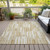 9' X 12' Gold Beige And Ivory Abstract Washable Indoor Outdoor Area Rug - Gold, Beige, Ivory