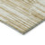 9' X 12' Gold Beige And Ivory Abstract Washable Indoor Outdoor Area Rug - Gold, Beige, Ivory