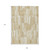 9' X 12' Gold Beige And Ivory Abstract Washable Indoor Outdoor Area Rug - Gold, Beige, Ivory